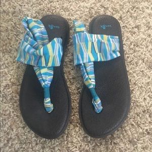 Sanuk Yoga Sling 2 Blue Stripes